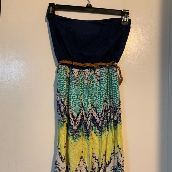 Blue Maxi summer dress - Picture 3 of 3
